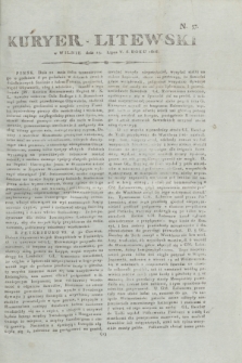 Kuryer Litewski. 1808, N. 57 (15 lipca)