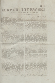 Kuryer Litewski. 1808, N. 67 (19 sierpnia)