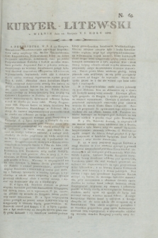 Kuryer Litewski. 1808, N. 68 (22 sierpnia)