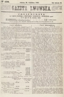 Gazeta Lwowska. 1863, nr 139