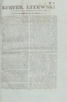 Kuryer Litewski. 1808, N. 80 (3 października)
