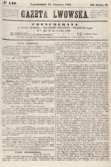 Gazeta Lwowska. 1863, nr 140