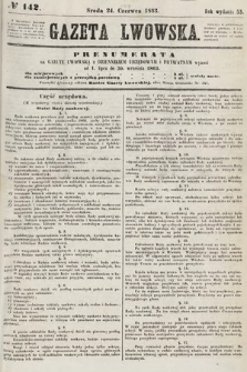 Gazeta Lwowska. 1863, nr 142