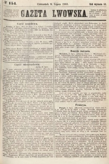 Gazeta Lwowska. 1863, nr 154