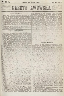 Gazeta Lwowska. 1863, nr 156