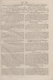 Pribavlenìe k˝ Litovskomu Věstniku = Dodatek do Gazety Kuryera Litewskiego. 1837, Ner 23 (28 stycznia)