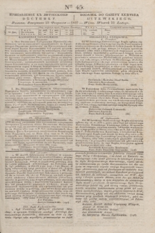 Pribavlenìe k˝ Litovskomu Věstniku = Dodatek do Gazety Kuryera Litewskiego. 1837, Ner 45 (23 lutego)