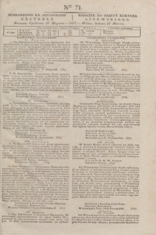 Pribavlenìe k˝ Litovskomu Věstniku = Dodatek do Gazety Kuryera Litewskiego. 1837, Ner 71 (27 marca)