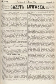 Gazeta Lwowska. 1863, nr 163