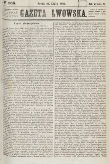 Gazeta Lwowska. 1863, nr 165