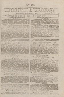 Pribavlenìe k˝ Litovskomu Věstniku = Dodatek do Gazety Kuryera Litewskiego. 1837, Ner 178 (5 sierpnia)