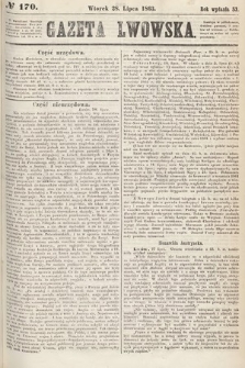 Gazeta Lwowska. 1863, nr 170