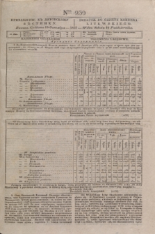 Pribavlenìe k˝ Litovskomu Věstniku = Dodatek do Gazety Kuryera Litewskiego. 1837, Ner 239 (16 października)