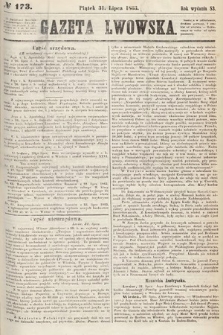 Gazeta Lwowska. 1863, nr 173