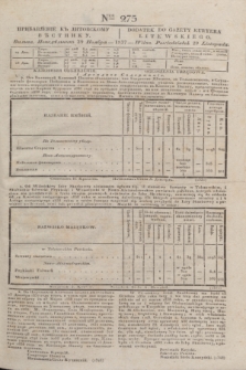 Pribavlenìe k˝ Litovskomu Věstniku = Dodatek do Gazety Kuryera Litewskiego. 1837, Ner 275 (29 listopada)