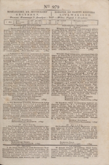 Pribavlenìe k˝ Litovskomu Věstniku = Dodatek do Gazety Kuryera Litewskiego. 1837, Ner 279 (3 grudnia)
