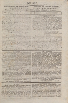 Pribavlenìe k˝ Litovskomu Věstniku = Dodatek do Gazety Kuryera Litewskiego. 1837, Ner 287 (14 grudnia)