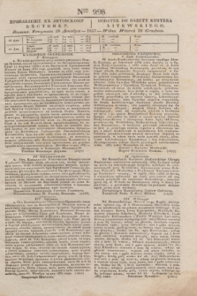 Pribavlenìe k˝ Litovskomu Věstniku = Dodatek do Gazety Kuryera Litewskiego. 1837, Ner 298 (28 grudnia)