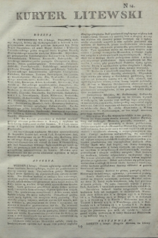Kuryer Litewski. 1806, N. 14 (17 lutego)