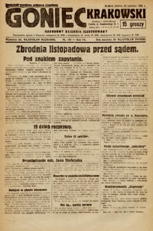 Goniec Krakowski. 1924, nr 145