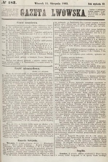 Gazeta Lwowska. 1863, nr 182