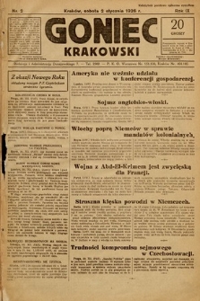 Goniec Krakowski. 1926, nr 2