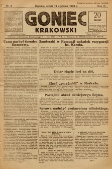 Goniec Krakowski. 1926, nr 9