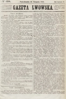 Gazeta Lwowska. 1863, nr 198