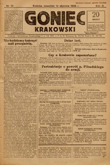 Goniec Krakowski. 1926, nr 10