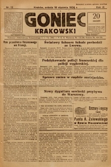 Goniec Krakowski. 1926, nr 12