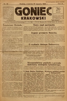 Goniec Krakowski. 1926, nr 13