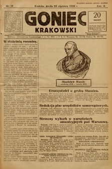 Goniec Krakowski. 1926, nr 15