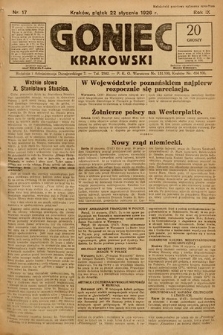 Goniec Krakowski. 1926, nr 17