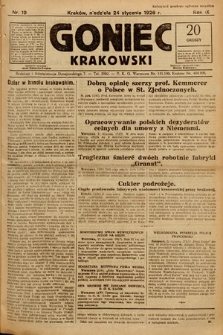 Goniec Krakowski. 1926, nr 19