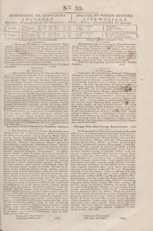 Pribavlenìe k˝ Litovskomu Věstniku = Dodatek do Gazety Kuryera Litewskiego. 1838, Ner 35 (14 lutego)