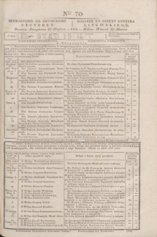 Pribavlenìe k˝ Litovskomu Věstniku = Dodatek do Gazety Kuryera Litewskiego. 1838, Ner 70 (29 marca)