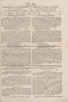 Pribavlenìe k˝ Litovskomu Věstniku = Dodatek do Gazety Kuryera Litewskiego. 1838, Ner 88 (22 kwietnia)