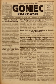 Goniec Krakowski. 1926, nr 35