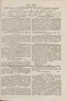 Pribavlenìe k˝ Litovskomu Věstniku = Dodatek do Gazety Kuryera Litewskiego. 1838, Ner 147 (5 lipca)