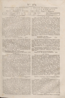 Pribavlenìe k˝ Litovskomu Věstniku = Dodatek do Gazety Kuryera Litewskiego. 1838, Ner 174 (5 sierpnia)