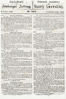 Amtsblatt zur Lemberger Zeitung = Dziennik Urzędowy do Gazety Lwowskiej. 1859, nr 224