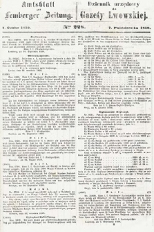 Amtsblatt zur Lemberger Zeitung = Dziennik Urzędowy do Gazety Lwowskiej. 1859, nr 228