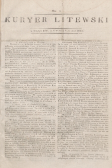 Kuryer Litewski. 1813, Nro 4 (11 stycznia)