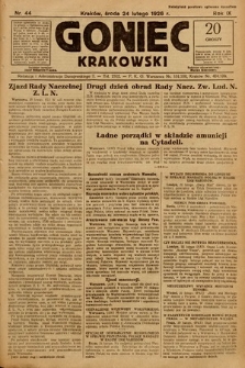 Goniec Krakowski. 1926, nr 44