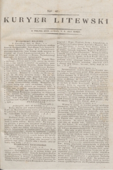 Kuryer Litewski. 1813, Nro 42 (24 maja)