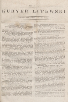 Kuryer Litewski. 1813, Nro 43 (28 maja)