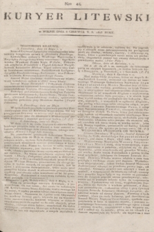Kuryer Litewski. 1813, Nro 45 (4 czerwca)