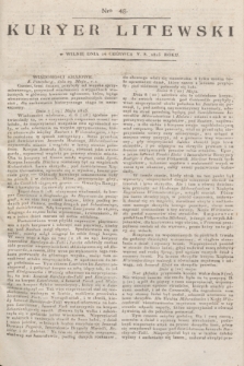 Kuryer Litewski. 1813, Nro 48 (14 czerwca)