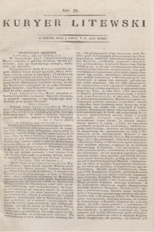 Kuryer Litewski. 1813, Nro 55 (9 lipca)