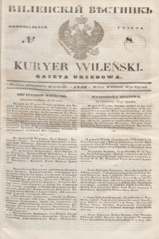Vilenskìj Věstnik'' : officìal'naâ gazeta = Kuryer Wileński : gazeta urzędowa. 1846, № 8 (29 stycznia)